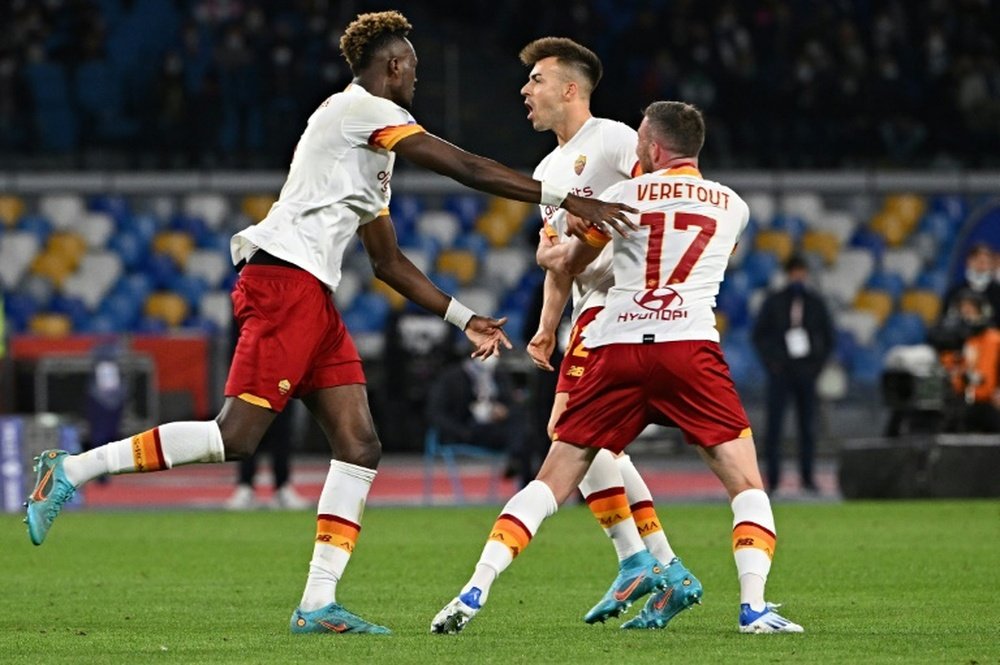 Napoli draw with Roma. AFP