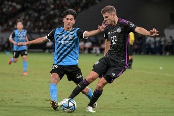 A Bayern Munich side missing the departing Sadio Mane beat Kawasaki Frontale 1-0 on Saturday with a goal by substitute Josip Stanisic in the second game of their Japan tour.