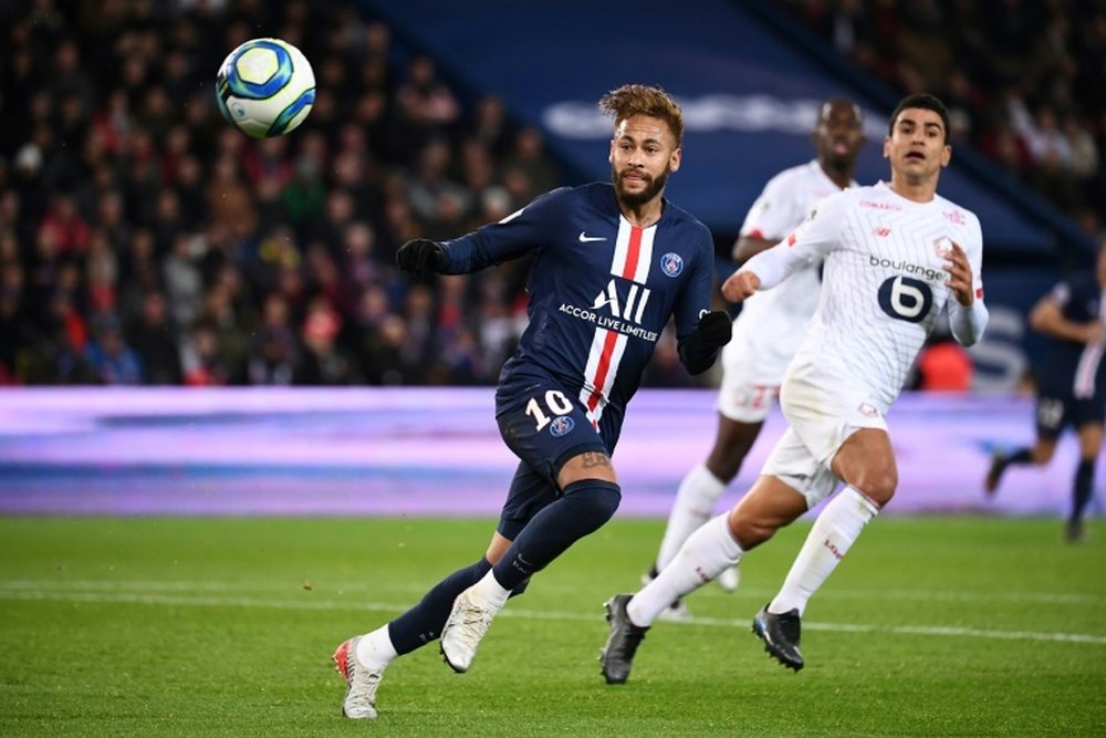 Icardi, Di Maria hand PSG victory on Neymar's latest return. AFP