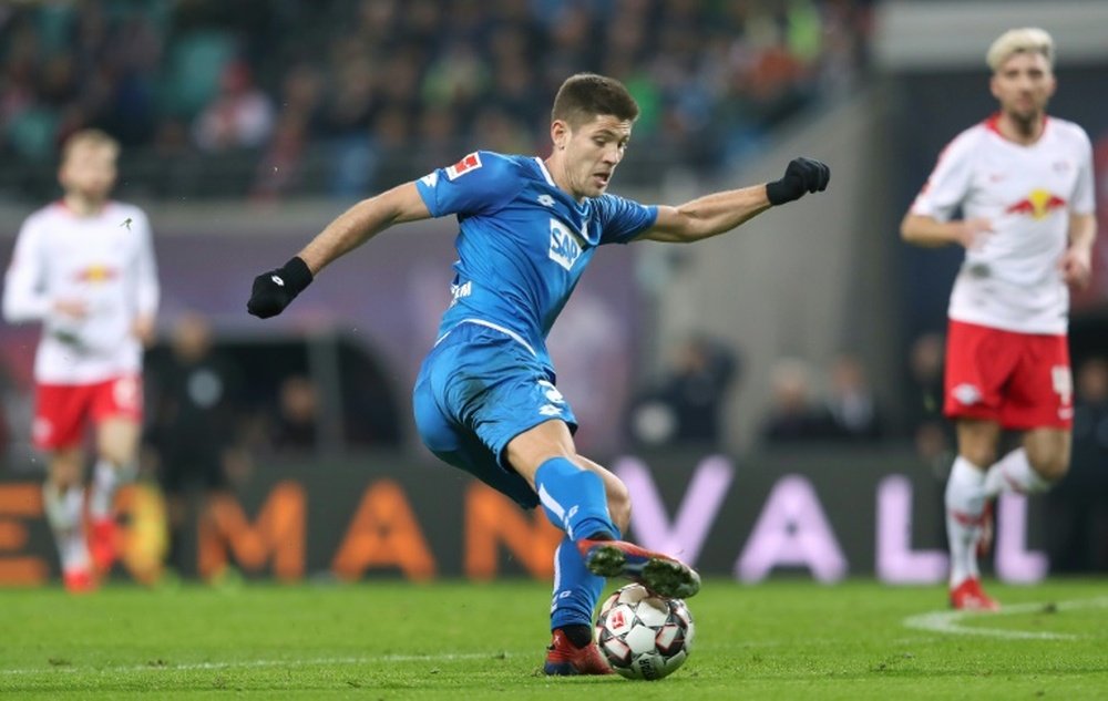 Kramaric has a 100 per cent record from the spot. AFP