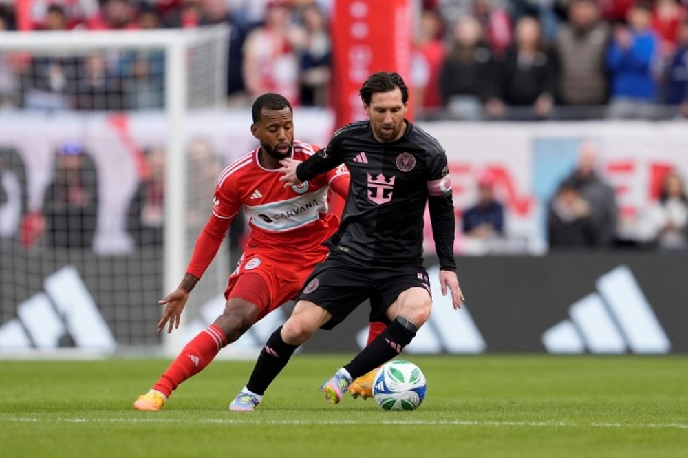 Miami were held to a goalless draw against the Chicago Fire. AFP