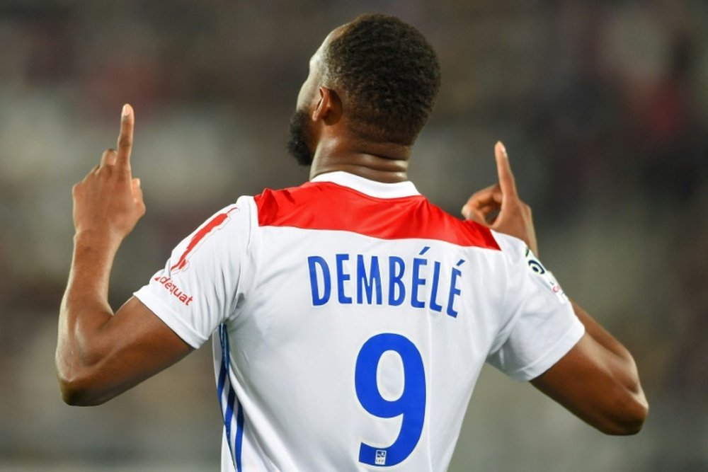 Moussa Dembele gave Lyon an important victory in Bordeaux. AFP