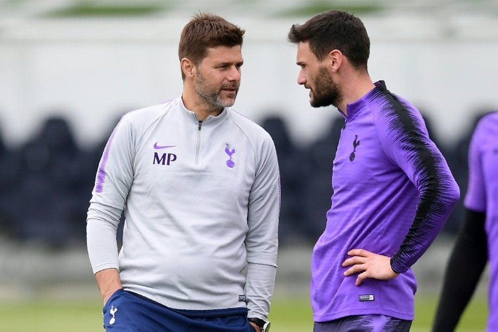 Lloris has retained his manager's support despite an inconsistent season. AFP