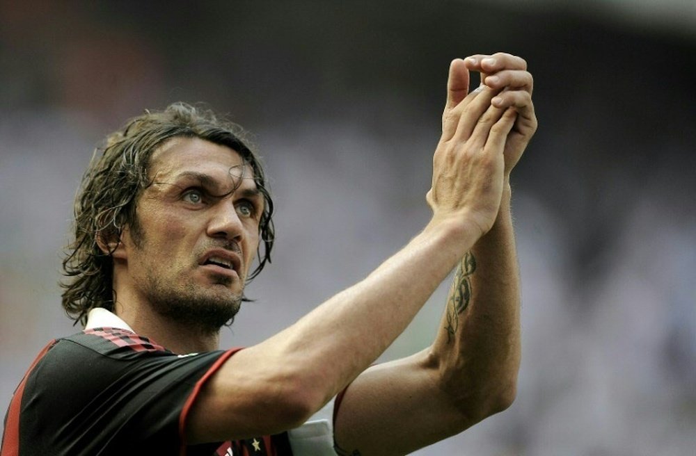 Ex-Italy captain Paolo Maldini was diagnosed with coronavirus. AFP