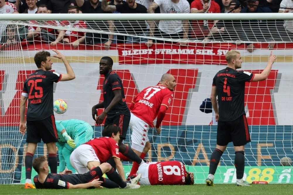 Mainz are now unbeaten in 10 league games. AFP