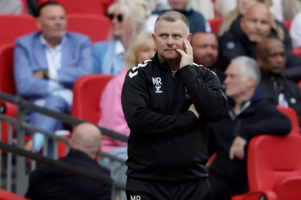 Coventry have sacked manager Mark Robins. AFP