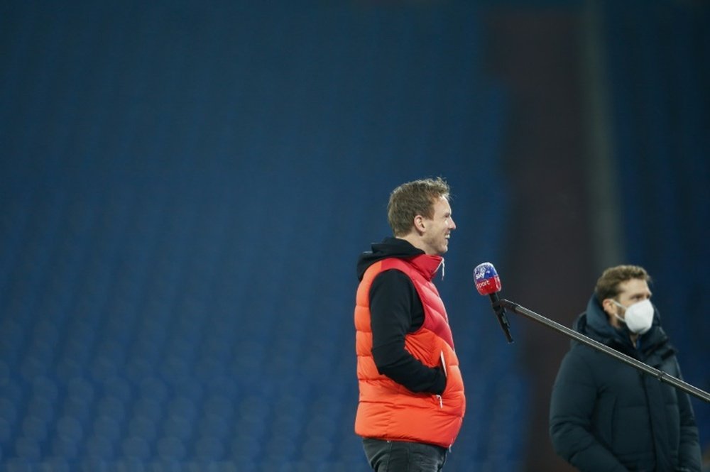 Leipzig boss Nagelsmann wary of Liverpool despite results. AFP