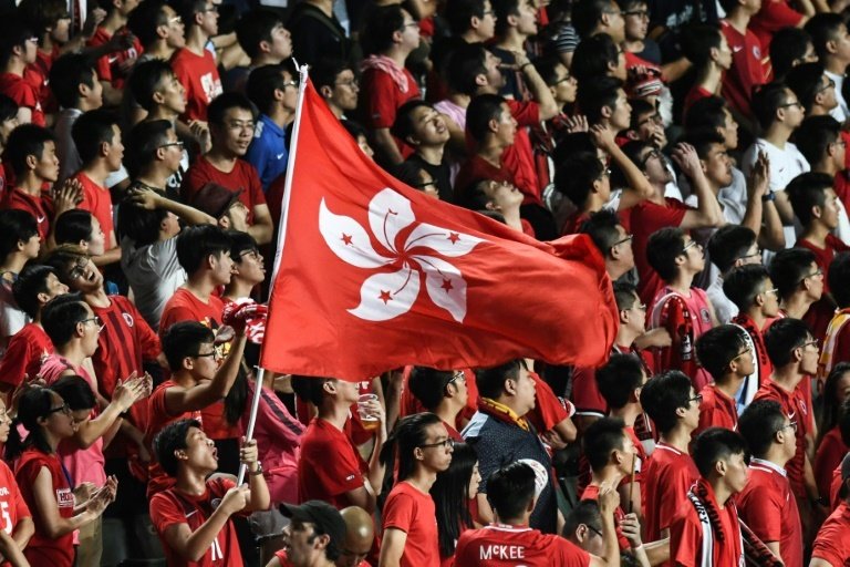 Hong Kong arrests three for 'insulting' anthem at World Cup qualifier