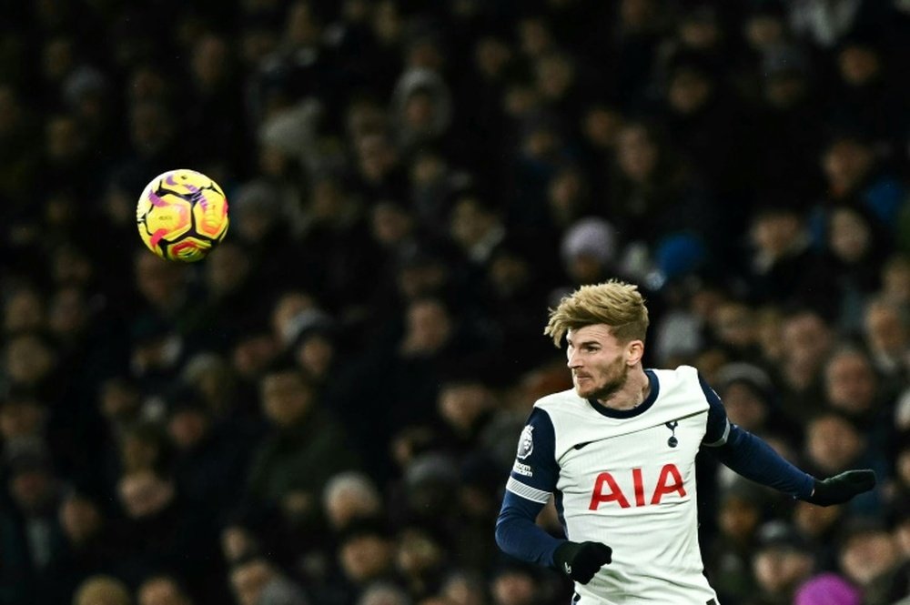 Werner has struggled at Tottenham in the same way he did across London with Chelsea. AFP