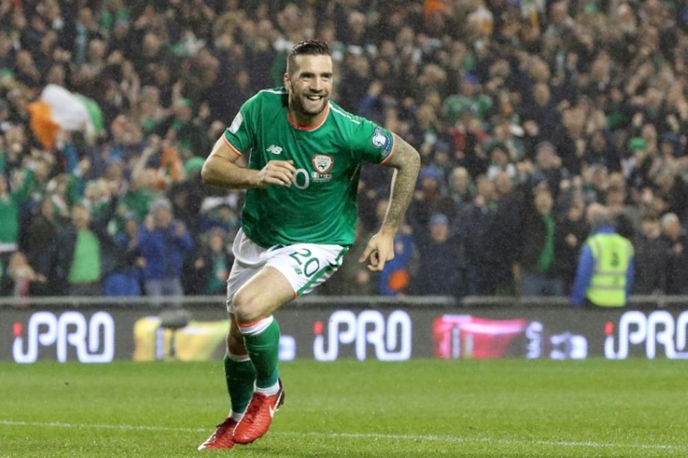 Shane Duffy's stoppage time leveller gave Ireland a 1-1 draw in Bulgaria. AFP