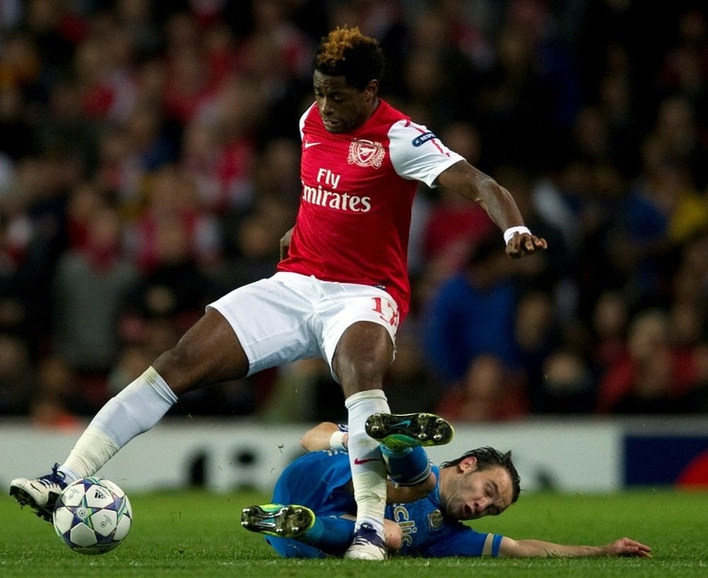 Alex Song has changed course. AFP