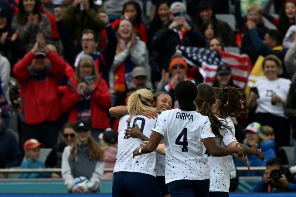 Sophie Smith stole the show for USA. AFP