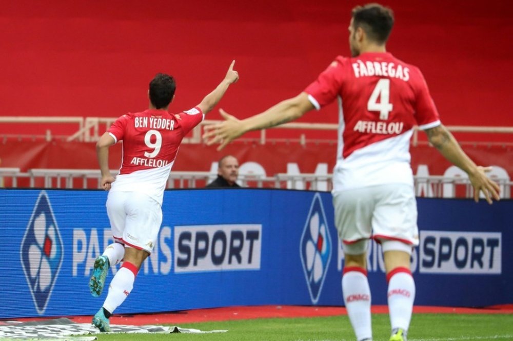 Ben Yedder was the hero for Monaco with a last gasp winner. AFP