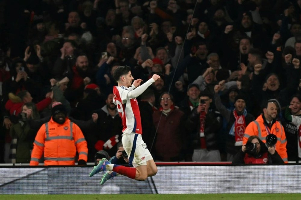 Kai Havertz could miss the rest of Arsenal's season. AFP