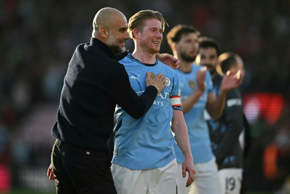 De Bruyne is one of the greatest players in Premier League history says Pep. AFP