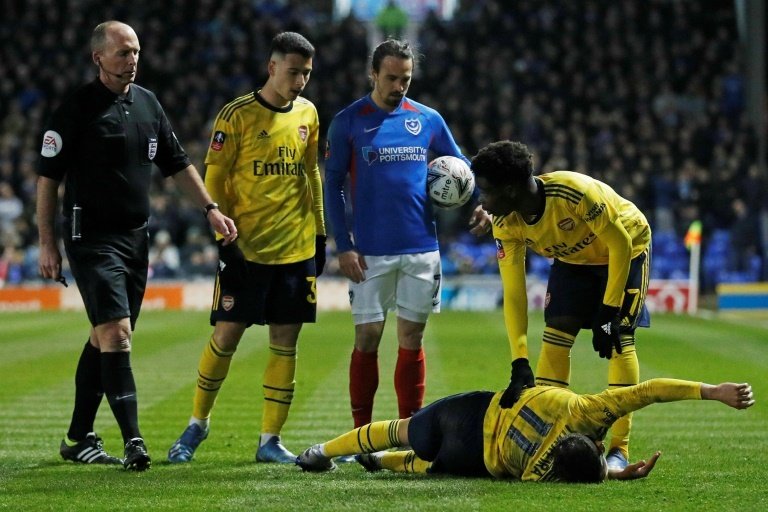 Torreira's injury puts Arsenal on the spot. AFP