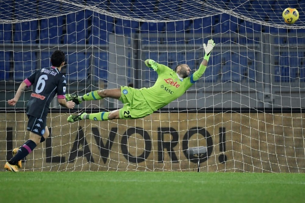 Napoli, Atalanta battle to goalless draw in Italian Cup semi-final, first leg. AFP