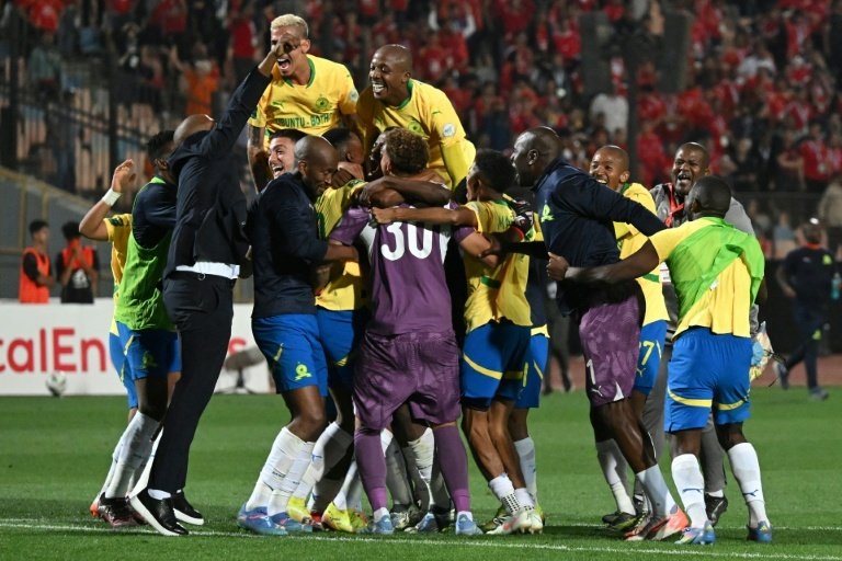 Pyramids stunned as own goal takes Sundowns to African final