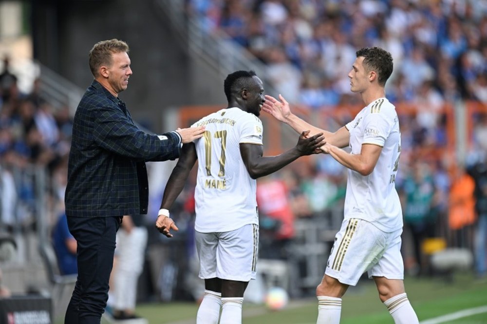 Koulibaly was sent off against Leeds. AFP