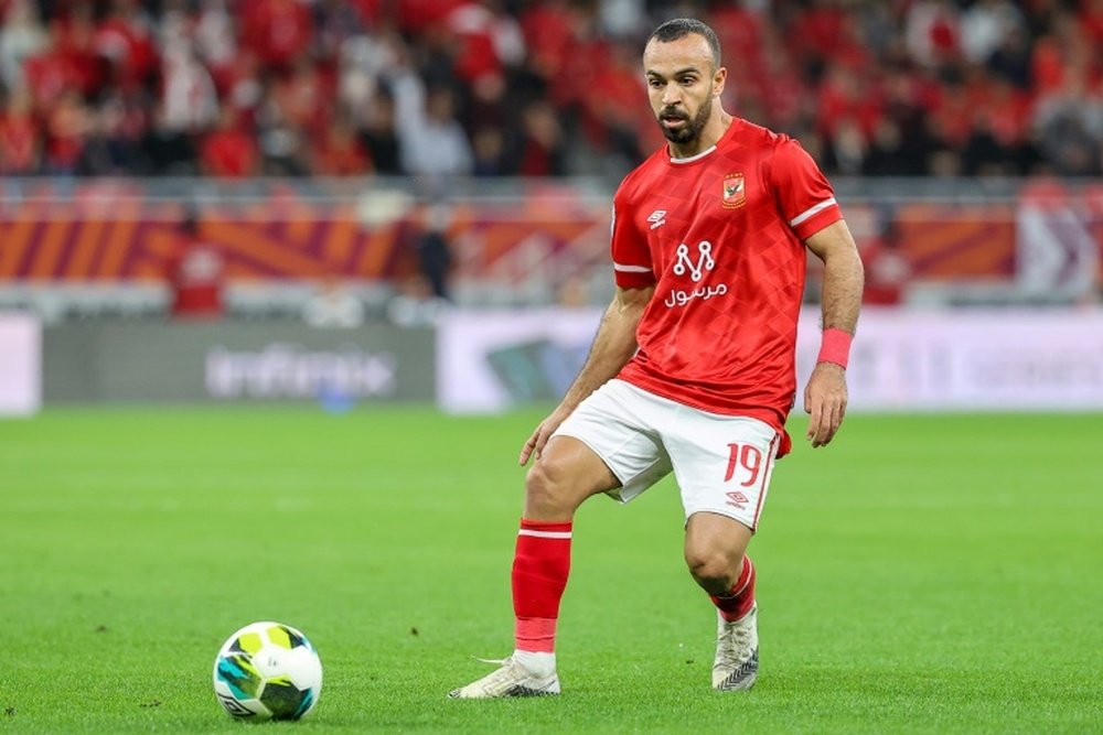 Magdy was among the scorers for Al Ahly. AFP