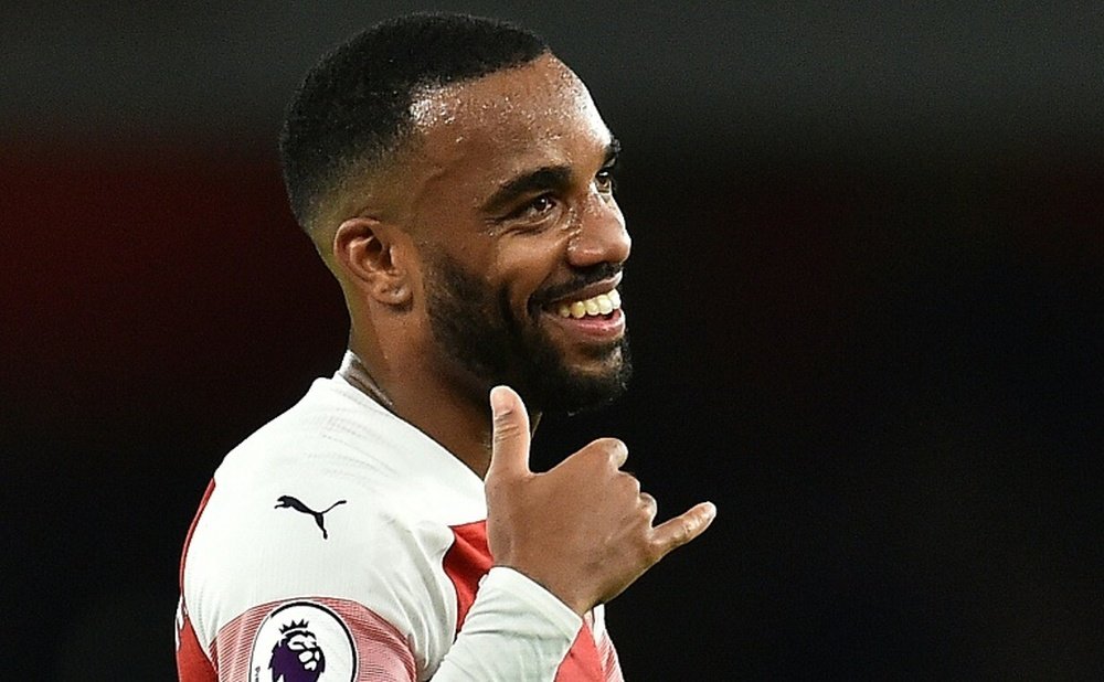 Alexandre Lacazette for Arsenal. AFP
