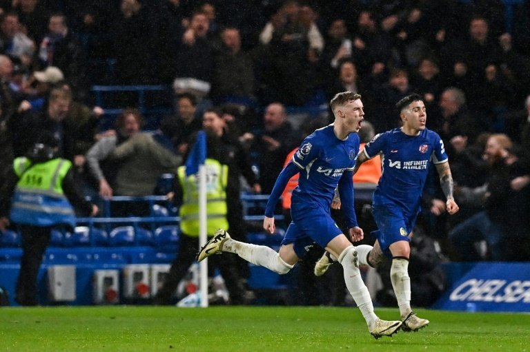 Cole Palmer has signed a two-year contract extension with Chelsea. AFP