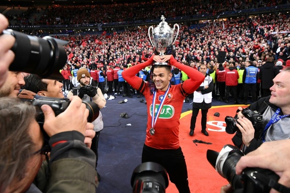 Ben Arfa's Rennes upset French giants PSG on Saturday. AFP
