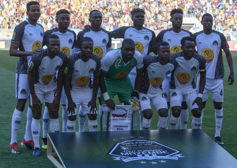 Belouizdad victims of theft as they hold Mazembe in DR Congo. AFP