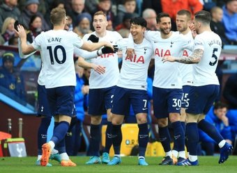 Spurs tighten grip on top-four spot with four-0 win over Villa