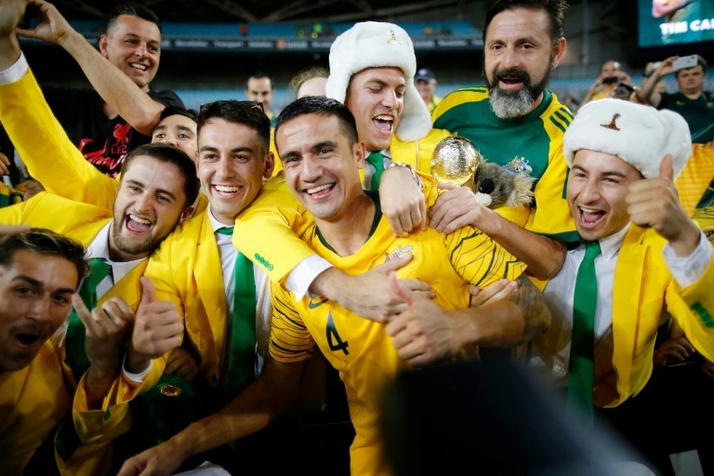 Tim Cahill is Australia's all-time top goalscorer. AFP