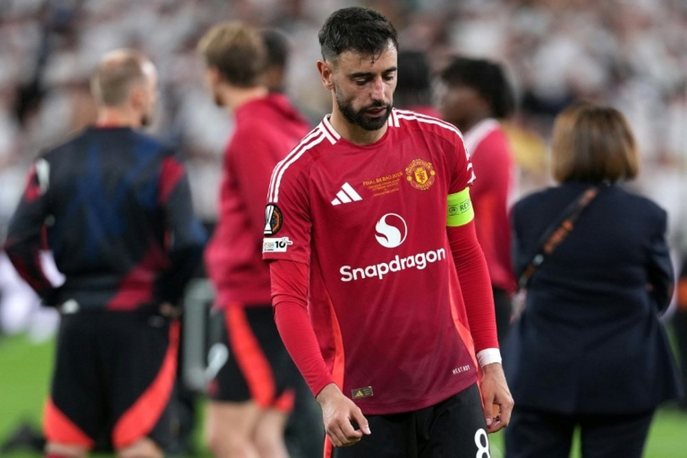Fernandes failed to make an impact for United against Spurs. AFP