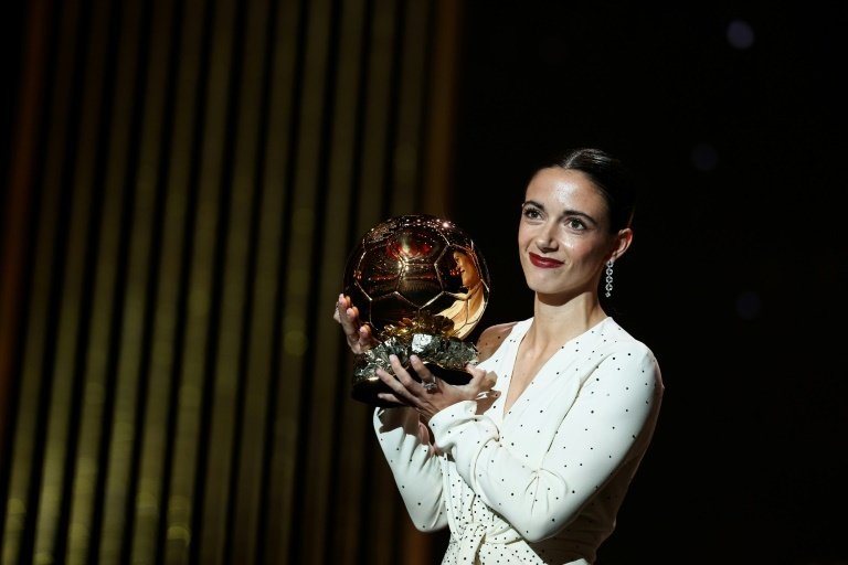 Barcelona and Spain star Aitana Bonmati on Monday won her second successive women's Ballon d'Or, after leading her club to a historic continental quadruple of titles and claiming the Nations League with her country.