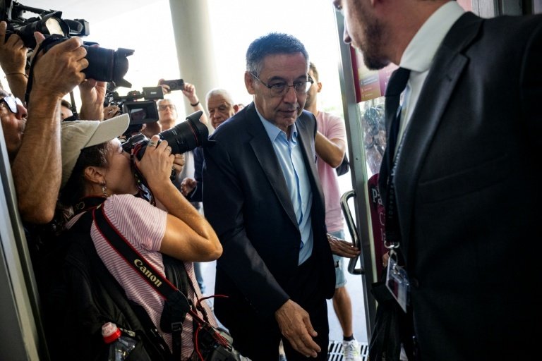 Bartomeu appeared in court on Thursday and said the club had not paid to corrupt referees. AFP