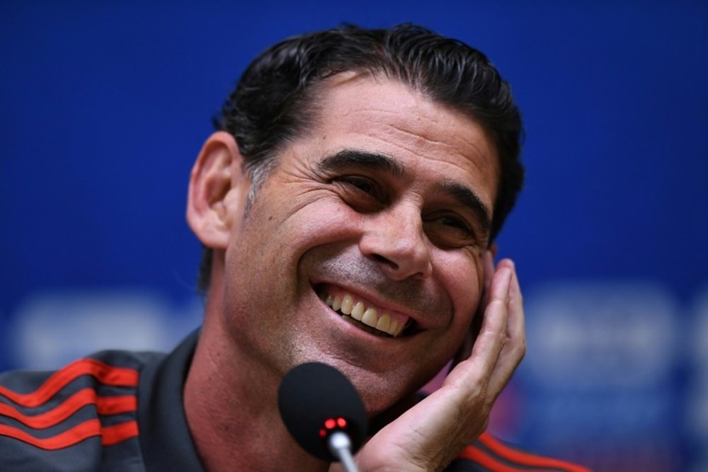 Spain approaching Morocco with 'eyes open', says Hierro. AFP