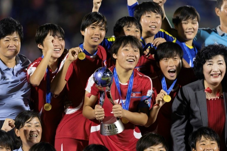 North Korea's Under-17 Women's World Cup-winning footballers received a heroes' welcome back in the capital Pyongyang, AFP footage showed on Sunday, with hundreds of people on the streets to celebrate their success.