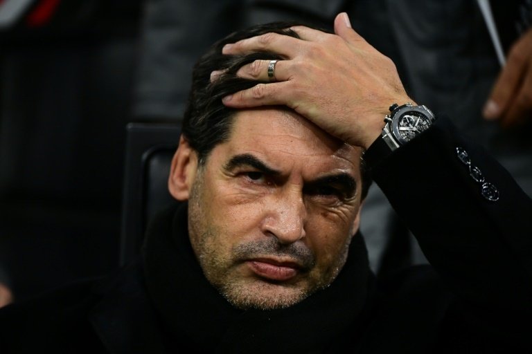 Milan sacked coach Fonseca just six months into his tenure. AFP