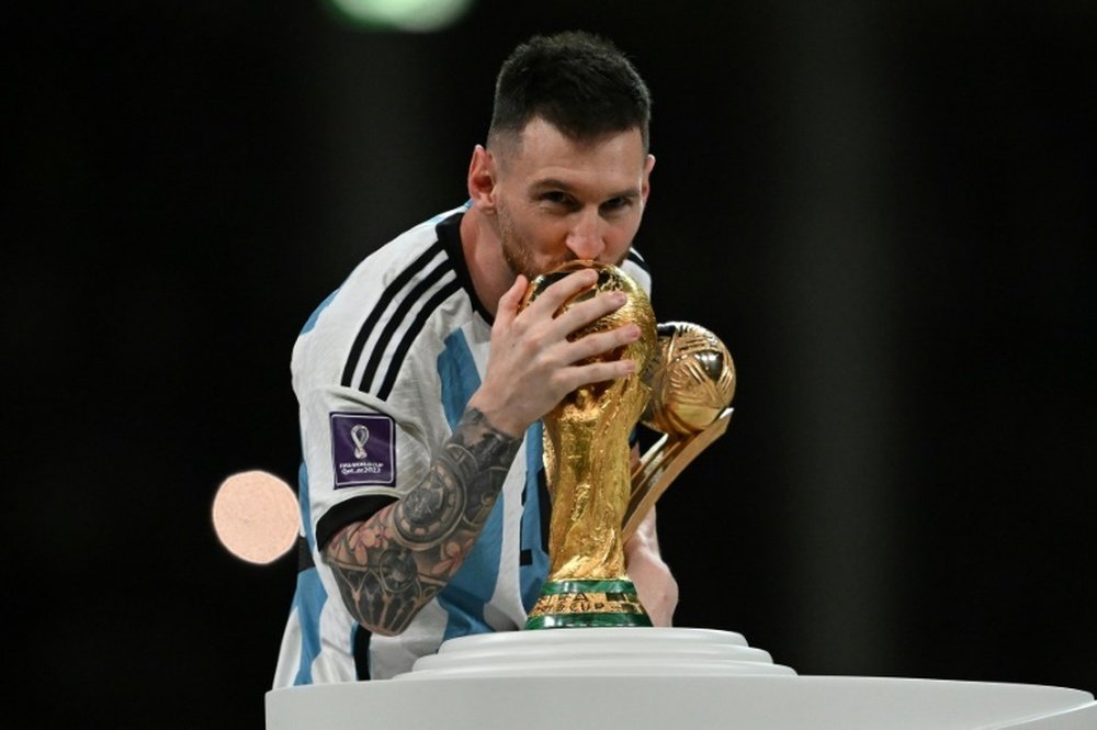 Messi has left open the possibility of playing in the World Cup 2026. AFP