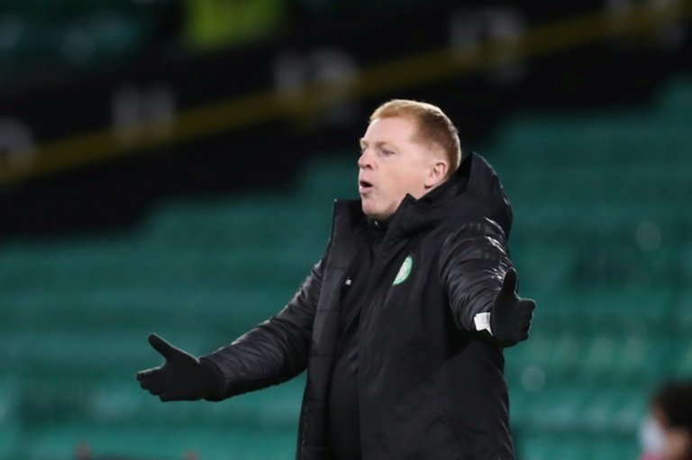 Neil Lennon's Celtic were stunned 0-2 at home to Ross County in the Betfred Cup. AFP