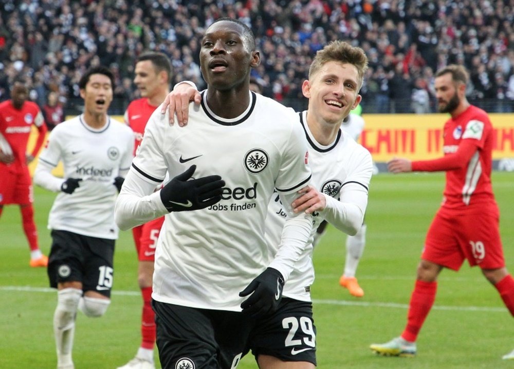 Kolo Muani double guides Frankfurt to German Cup quarters. AFP