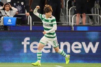 Japan forward Kyogo Furuhashi extended his hot streak with a sixth goal in six games as Scottish Premiership leaders Celtic beat Kilmarnock 2-0 on Saturday.