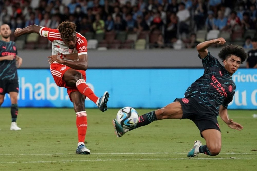 Man City their second win of a pre-season tour in Japan. AFP