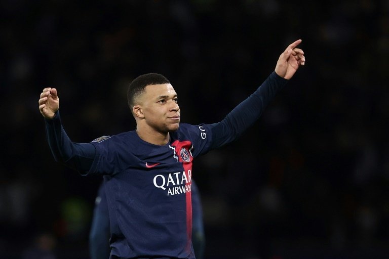 Mbappe has been linked with a move away from PSG at the end of the season. AFP