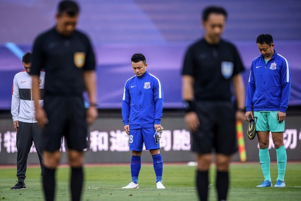 Wuhan Zall won 2-0 on the opening day of the Chinese league season. AFP