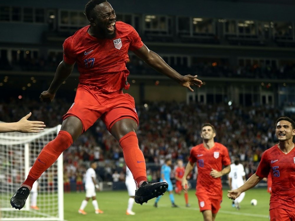 The US is almost guaranteed a spot in the next round of the Gold Cup. AFP