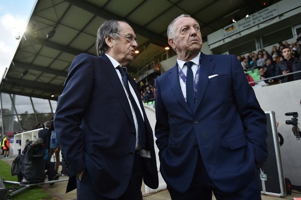 French football president tells chairmen to shut up. AFP