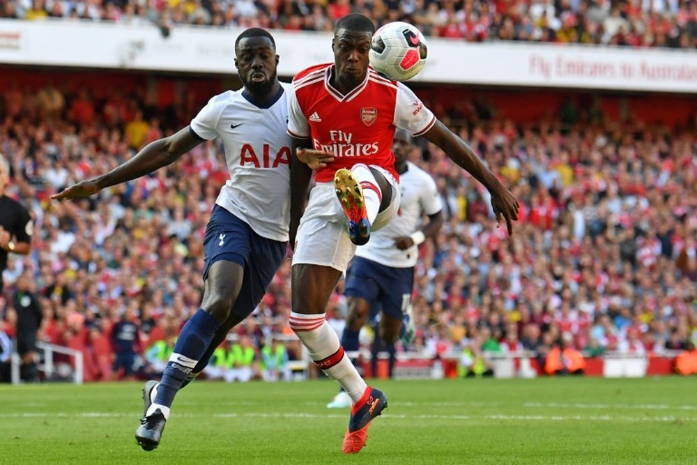 Emery tells Pepe to embrace Arsenal pressure. AFP