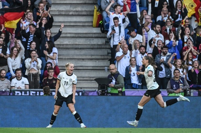 Germany and Sweden both reached the quarter-finals. AFP