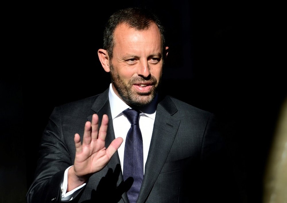 Rosell is charged with money laundering. AFP