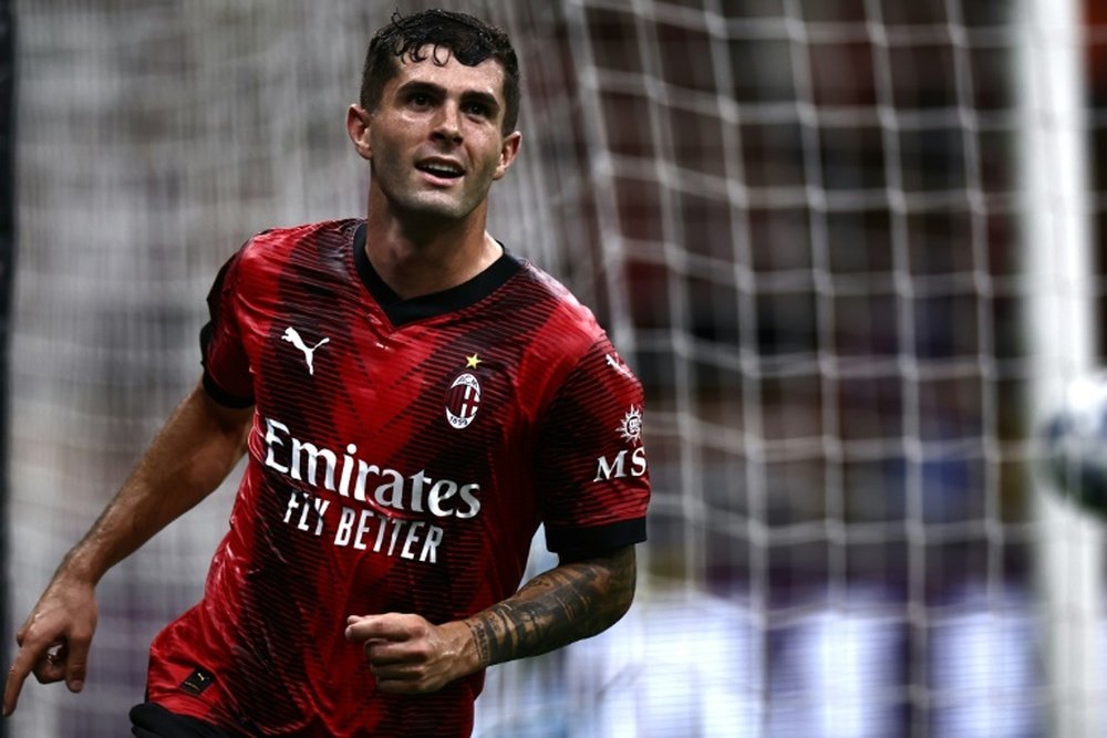 Christian Pulisic scored again for AC Milan. AFP