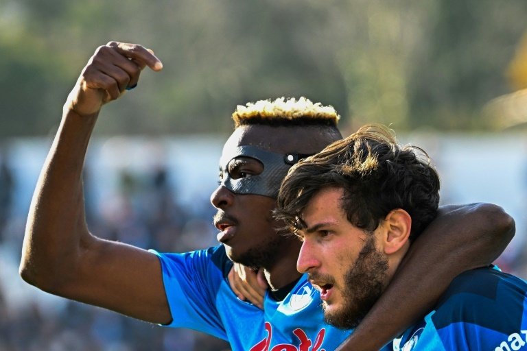 Napoli teraing up Serie A. AFP